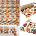 100FT x 54IN Thanksgiving Plastic Tablecloth Roll with Slide Cutter Box by COSINIA