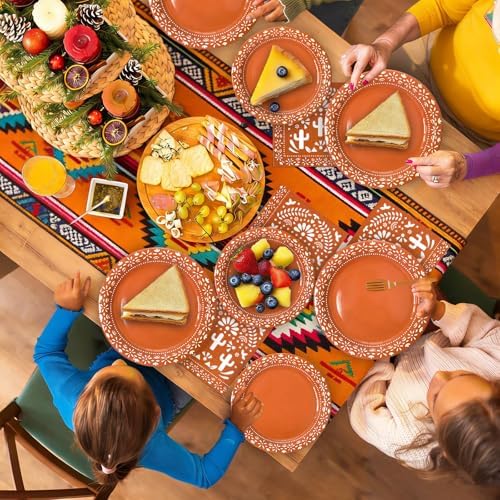 180Pcs Cielito Lindo Party Decoration Plates and Napkins,Servrs 60 - Image 6