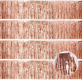 Rose Gold Party Decorations 4Pack 48FT - Wedding Decorations - Bachelorette Party Supplies - Rose Gold Backdrop - Photo Booth Decorations - Birthday Tinsel Garland by YUKL