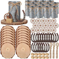 80 Pcs Western Party Decorations, Wagon Wheel Hay Bale, Silver by Unknown