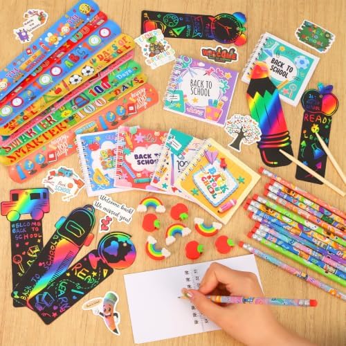 24 Pack Back to School Gifts for Students, Classroom Welcome Gift Set with Stationery Supplies, First Day of School Gifts, Teacher Rewards and Student Appreciation Favors - Image 4