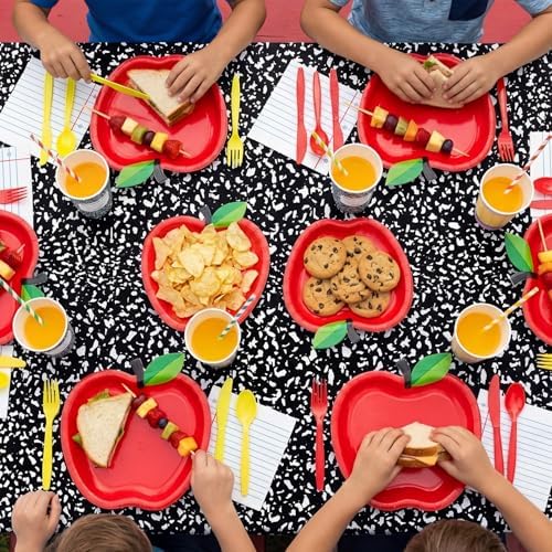 Vesici 452 Pcs Back to School Party Decorations Disposable Tableware Set - Image 4