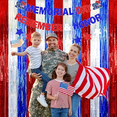 Melsan Silver Foil Curtain Backdrop for Birthday Decorations, 2 Pack - Image 2