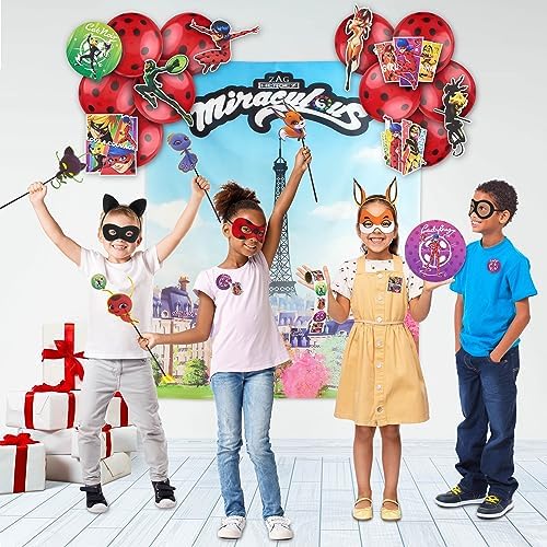 Miraculous 50-Piece Birthday Party Supplies - All-In-One Zag Heroez Themed - Image 3