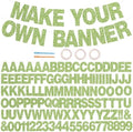 BEISHIDA Grass Green 116 PCS A-Z DIY Letter Custom Banner Party Decor by Beishida
