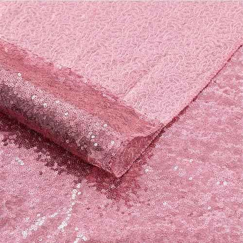 Blush Pink Sequin Backdrop 6 Panels 2ftx8ft Glitter Backdrop Curtains Birthday Party Decoration Photography Backgrounds Fabric Backdrop - Image 6