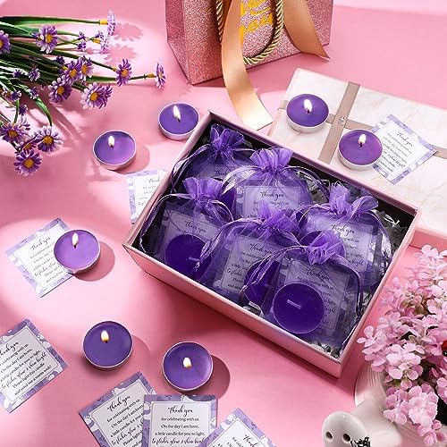 Geosar 50 Sets Baby Shower Party Favors,Purple - Image 3