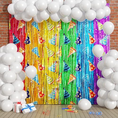 Rainbow Balloon Arch Garland Kit Birthday Party Decorations by Payolorn