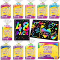 Party Favors for Kids 4-8-12: 48 Pack Scratch Rainbow Art Crafts Notebook by PigipigiKids