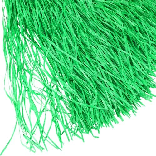 Fovths Luau Grass Table Skirt, Green, 9 Feet x 29.5 Inch - Image 3
