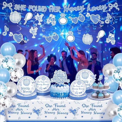 135 Pcs She Found Her Honey Honey Bachelorette Party Supplies Serves 25 - Image 5