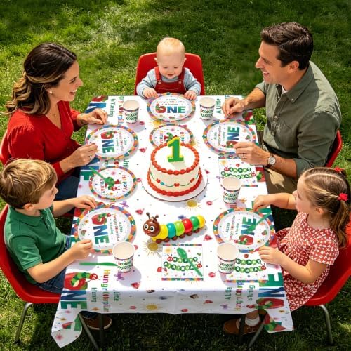 170Pcs Caterpillar 1st Birthday Party Decorations, Serves 24 - Image 6
