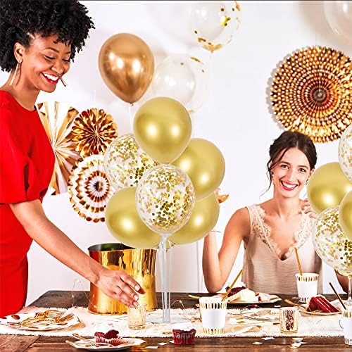 TONIFUL 6 Set Gold Balloon Stand Balloon Centerpieces for Table Decorations - Image 6