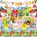 Cocomigo 159pcs Farm Birthday Decorations for Boys Girls, Serves 20 by cocomigoPartyHome