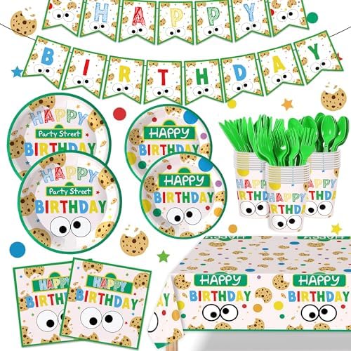 170PCS Cookie Party Supplies for Baby Boys Girls Birthday Party by XuexiceiliPartySupplies
