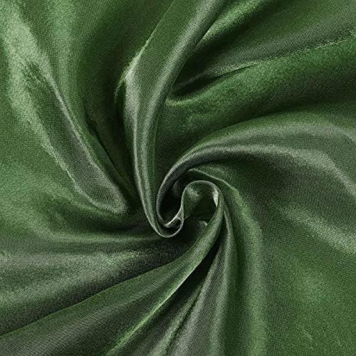 10 pcs 72x72 inch Willow Green Square Tablecloth Satin Fabric Overlays Linens | Table Cloths Cover for Wedding Party Banquet Reception Events Decoration Kitchen Dining Events Kitchen Dining - Image 7