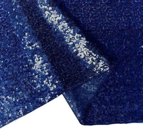 2 Packs 12 x 72 inches Sequin Table Runner, Navy Blue Glitter Table Runner for Birthday Party Supplies Wedding Engagement Baby Shower Holiday Celebration Event Decorations - Image 4