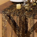 Gold Gauze Table Runner Glitter Fall Wedding Birthday Party Table Decor by Socomi