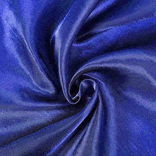 10 pcs 72x72 inch Royal Blue Square Tablecloth Satin Fabric Overlays Linens | Table Cloths Cover for Wedding Party Banquet Reception Events Decoration Kitchen Dining Events Kitchen Dining - Image 7