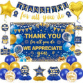 Vlipoeasn Blue Gold We Appreciate You Banner Decorations by Vlipoeasn
