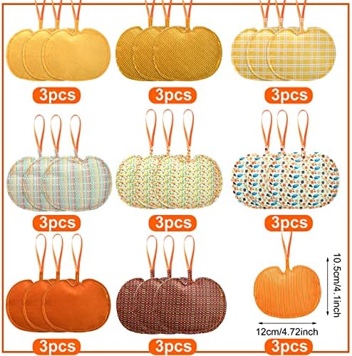 Tudomro 27 Pcs Felt Fall Tree Ornament Decoration, Pumpkin - Image 3
