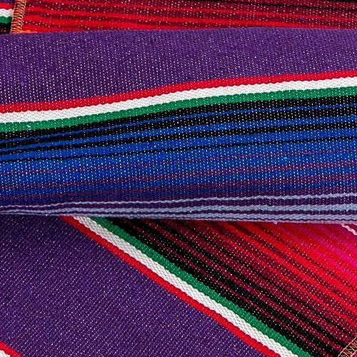 Mexican Table Runner 14 x 84 in Serape Decor for Cinco de Mayo Fiesta Party - Image 5