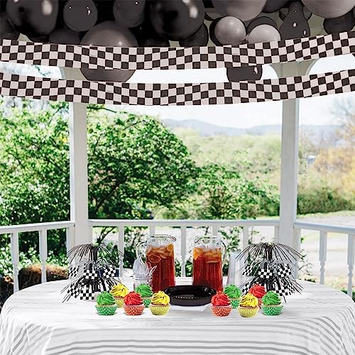 Beistle Flame Resistant Checkered Crepe Streamer, 21/2 by 30-Feet - Image 3
