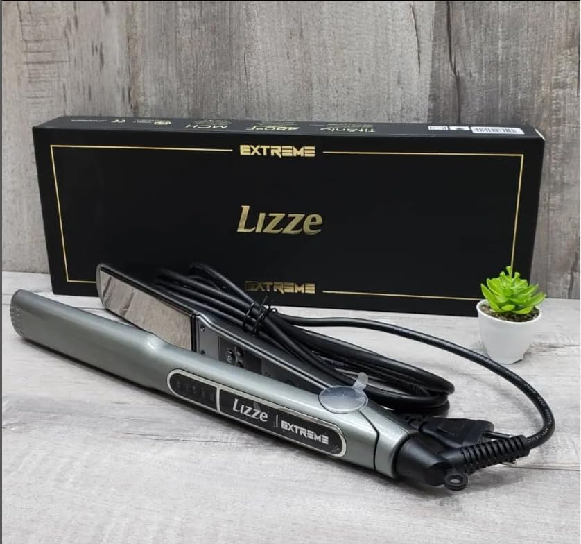 Lizze Extreme Professional Hair Straightener | Original Nano Titanium Technology Straightens Dry, Frizzy Hair Curls | 250 Deg. C. (480'f) - 110 Volts : Beauty & Professional Care - Image 5