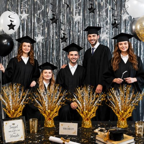 6 Pack Gold Silver Star Spray Centerpiece, Wedding Holiday - Image 5
