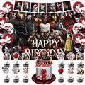42Pack clowns Birthday Party Supplies Pack Includes，Banner，Cake Topper，Blackdrop,Balloons for Circus party supplies (Green03) by ShrooFit