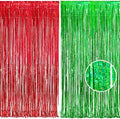 BRAVESHINE Foil Fringe Curtains | Photo Booth Party Streamers Backdrop by BRAVESHINE