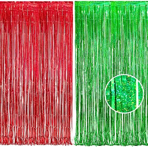 BRAVESHINE Foil Fringe Curtains | Photo Booth Party Streamers Backdrop by BRAVESHINE