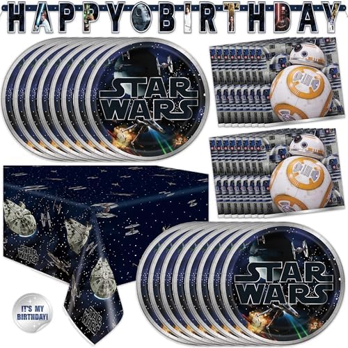 Star Wars Birthday Decorations for Party - Serves 16 Guests by Unique