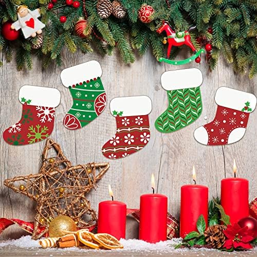 Blulu 40pcs Christmas Cutouts Winter Bulletin Board, Chic - Image 3