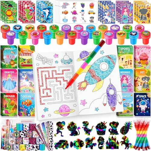 BenLouis 96Pcs Birthday Coloring Set for Kids Party Favors by BenLouis