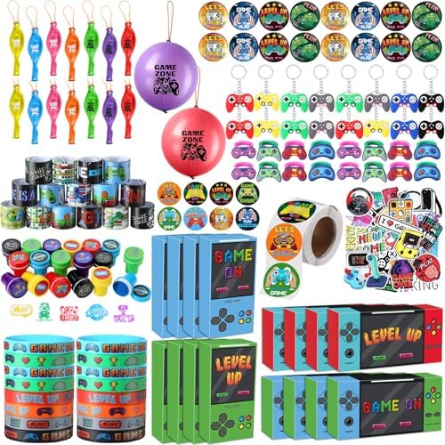 HyDren 179 Pcs 16 Sets Video Game Party Favors for Kids by HyDren