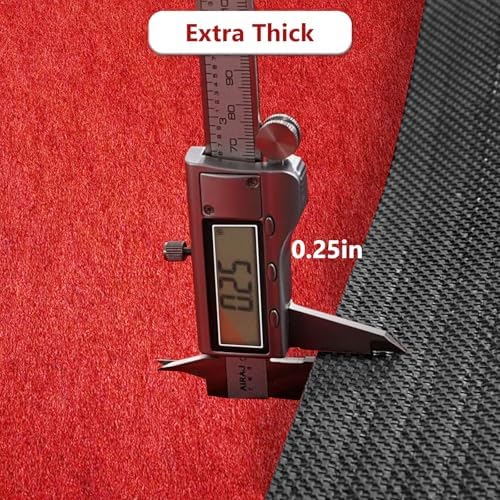 Red Carpet Runner Rug for Party and Event, Non-Slip TPR Rubber Backed Aisle Runway red Rug for Step, Proposal & Wedding Christmas Thanksgiving Decorations, Runway Rug for Prom(3 x 30ft, 450 GSM) - Image 3