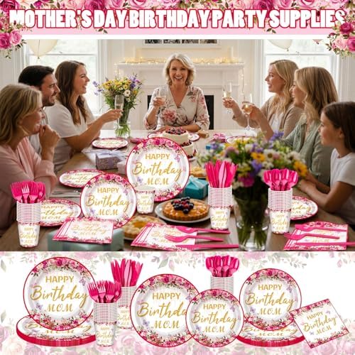 168 Happy Birthday Mom Party Decors Best Mom Ever Party Favors - Image 6