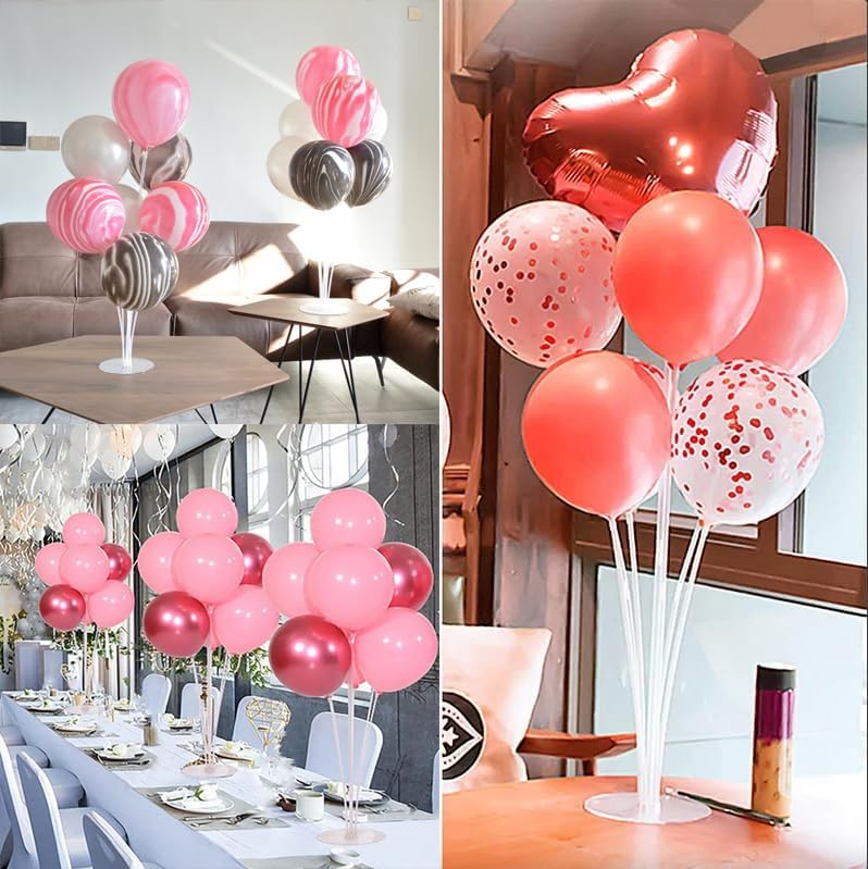 20 Sets Balloon Stand Kit, Balloon Sticks Holder with Base Birthday Wedding Graduation Party Decortaions Table Centerpieces Balloon Arch kit - Image 5