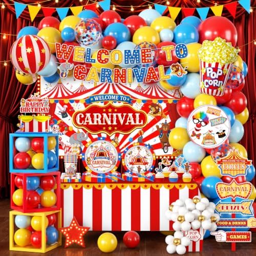 Carnival Theme Party Decorations, All-in-One Circus Party Decorations by Unknown
