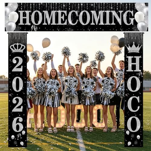 SmoothNovelty 3 Pcs Black 2026 Hoco Dance Banner - Image 6