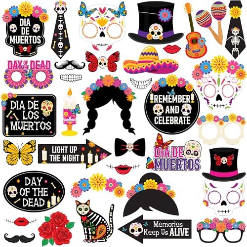 KatchOn Halloween Photo Props Set, Pack of 35 by KatchOn