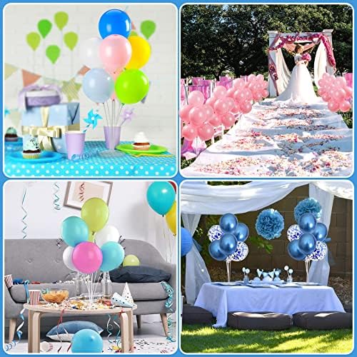 Voircoloria Balloon Stand Kits for Table Birthday Party Decorations, 8 Sets - Image 6