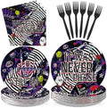 96Pcs Emo Birthday Party Decorations for Boys Halloween Serves 24 by Greencian