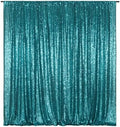 Poise3EHome Teal Sequin Backdrop,8FT x 10FT Sequin Photography Backdrop Curtain for Party Decoration by Poise3EHome