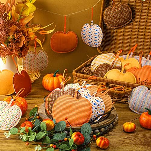 Tudomro 27 Pcs Felt Fall Tree Ornament Decoration, Pumpkin - Image 2