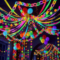 Taobary Neon Party Decorations 600 Sheet Paper Chain for Birthday by TaoBary
