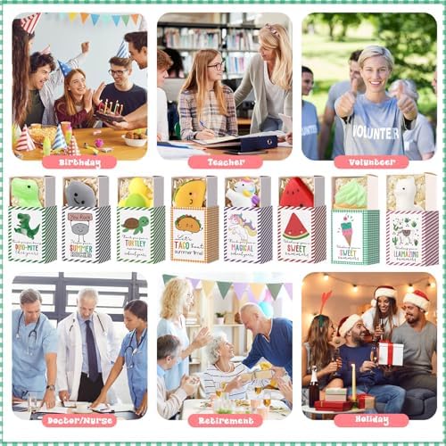 24 Sets Summer Theme Gifts 8 Styles Balls with Positive Boxes - Image 6