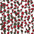 12 Pcs 99Ft Flower Garland Rose Vines, Red Floral Garland Flower Vines by MARTINEMALL