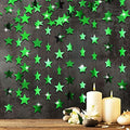 Patelai Glitter Star Garland Banner 2026 Graduation Decor 130 Feet Star Hanging Banner Twinkle Backdrop for Party Birthday Classroom Wedding Supplies(Green) by Patelai